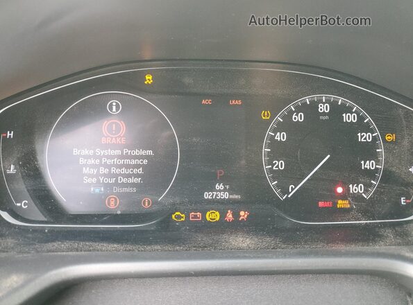 1HGCV2F96LA030507 2020 HONDA ACCORD Black Սարքավորումների վահանակի տեսք