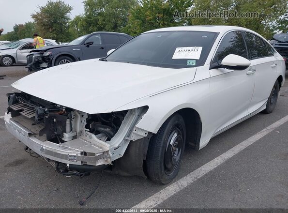 1HGCV2F99NA014630 2022 HONDA ACCORD White Передня ліва чверть