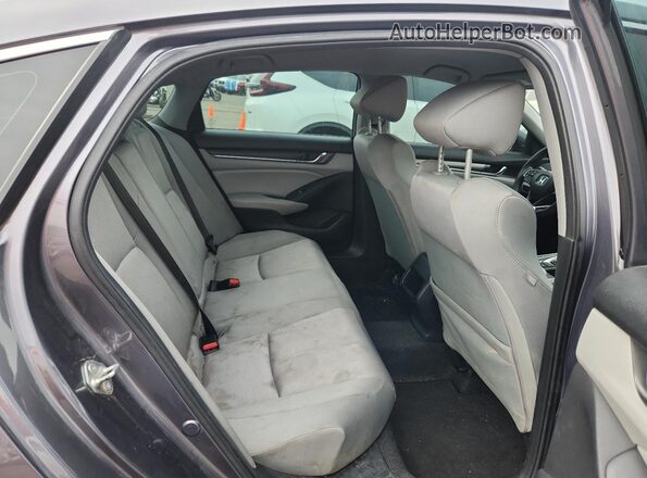 1HGCV3F11LA004378 2020 HONDA ACCORD Charcoal Rear seats view