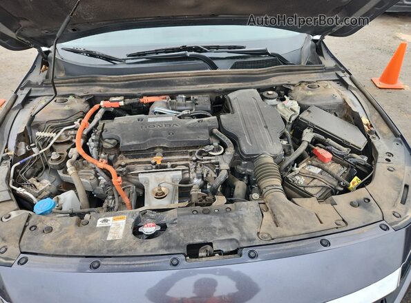1HGCV3F11LA004378 2020 HONDA ACCORD Charcoal Rear interior view