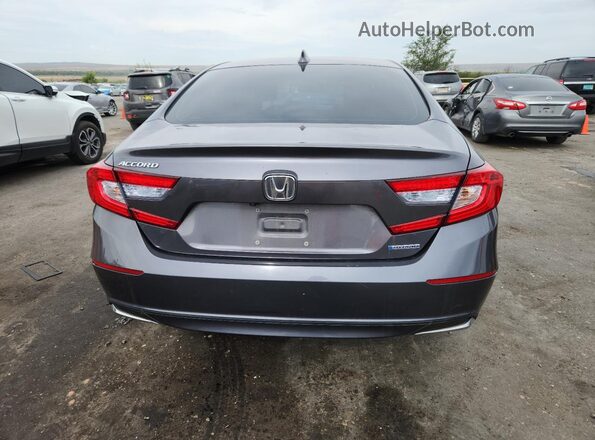 1HGCV3F11LA004378 2020 HONDA ACCORD Charcoal Rear view