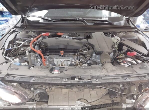 1HGCV3F16MA000392 2021 HONDA ACCORD Gray Вид ззаду