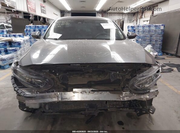 1HGCV3F16MA000392 2021 HONDA ACCORD Gray Вид задньої частини салону