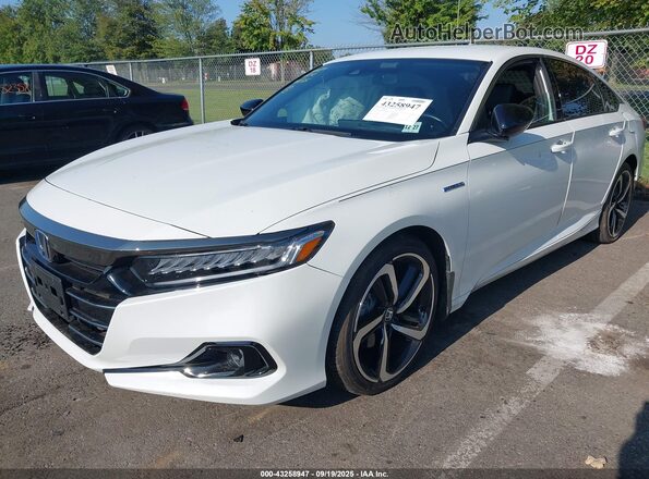 1HGCV3F21NA040471 2022 HONDA ACCORD White Przód lewy