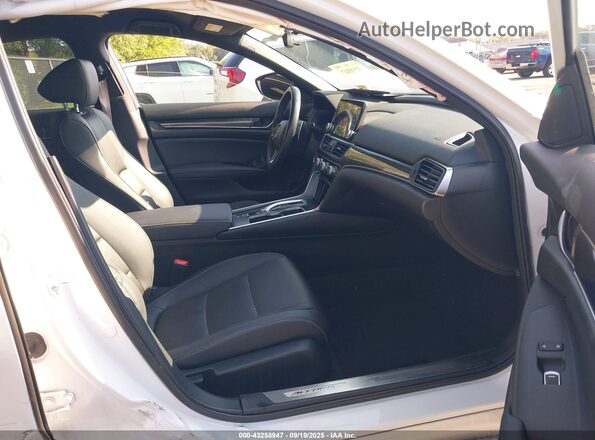1HGCV3F21NA040471 2022 HONDA ACCORD White Widok wnętrza z przodu