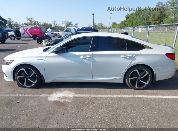 1HGCV3F21NA040471 2022 HONDA ACCORD White Widok wnętrza 360 stopni