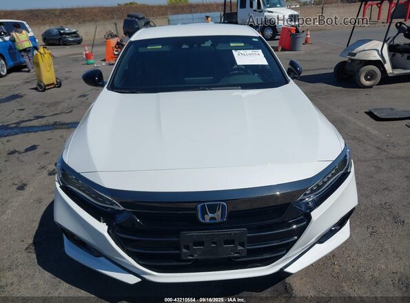 1HGCV3F29NA046731 2022 HONDA ACCORD Белый Вид щитка приборов