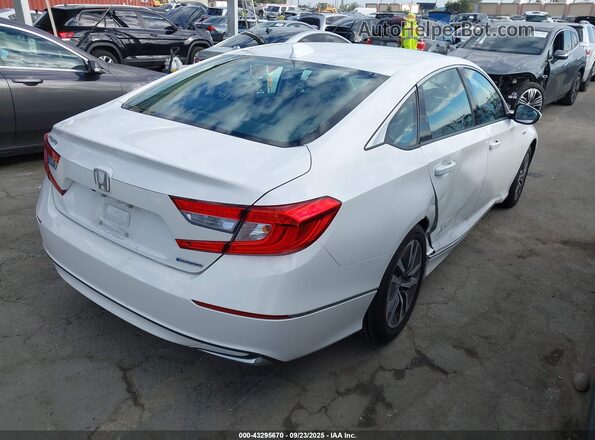 1HGCV3F48KA017797 2019 HONDA ACCORD HYBRID White 
