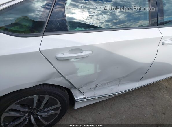 1HGCV3F48KA017797 2019 HONDA ACCORD HYBRID White 