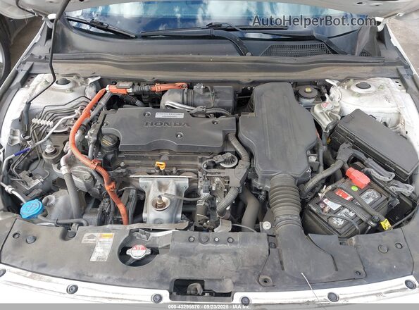1HGCV3F48KA017797 2019 HONDA ACCORD HYBRID White 