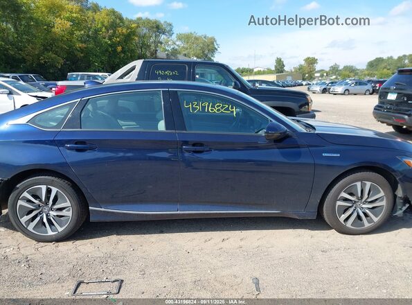 1HGCV3F52JA003319 2018 HONDA ACCORD Blue Вид задньої частини салону