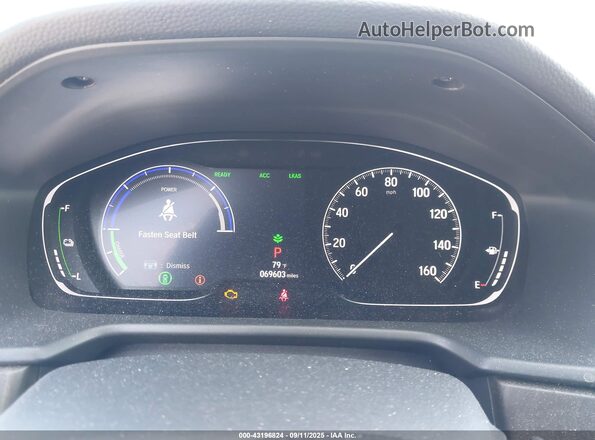 1HGCV3F52JA003319 2018 HONDA ACCORD Blue Вид задніх сидінь