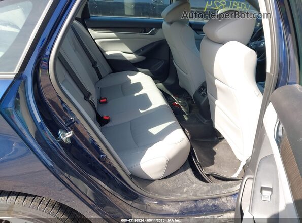 1HGCV3F52JA003319 2018 HONDA ACCORD Blue Вид наклейки з VIN-кодом