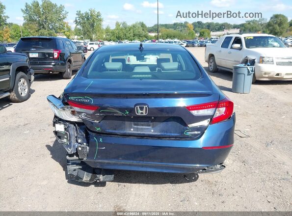1HGCV3F52JA003319 2018 HONDA ACCORD Blue 