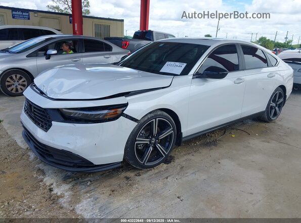 1HGCY2F55PA058406 2023 HONDA ACCORD White Передня ліва чверть