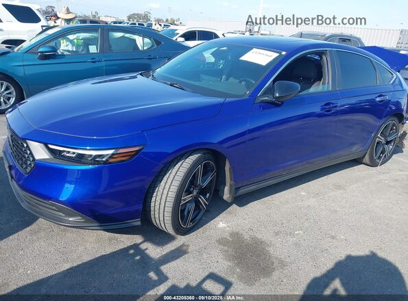 1HGCY2F59PA068436 2023 HONDA ACCORD Синий Передняя левая четверть