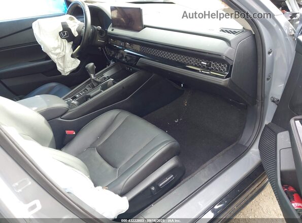 1HGCY2F85RA059830 2024 HONDA ACCORD Gray წინა სალონის ხედი