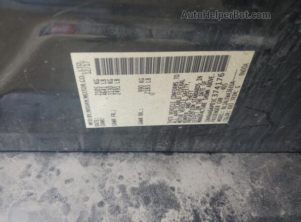 1N4AA6AP0JC374176 2018 NISSAN MAXIMA Black 