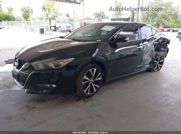 1N4AA6APXJC394340 2018 NISSAN MAXIMA Black Front left