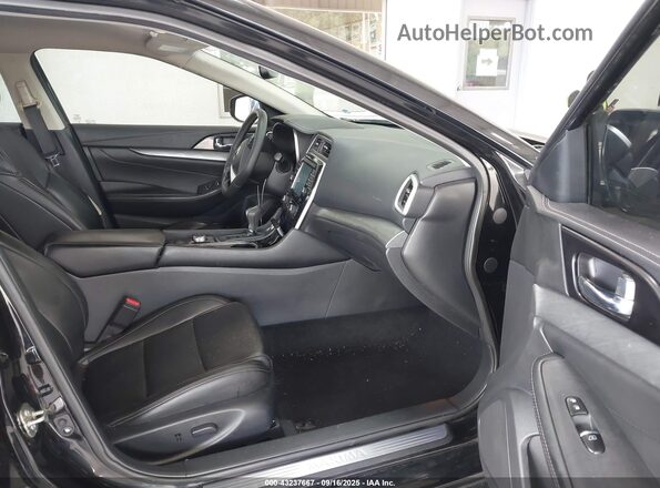 1N4AA6APXJC394340 2018 NISSAN MAXIMA Black Front interior view