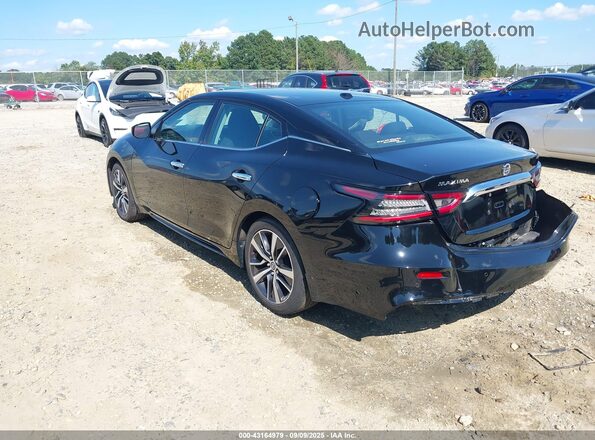 1N4AA6BV2LC376818 2020 NISSAN MAXIMA Black უკანა მარცხენა