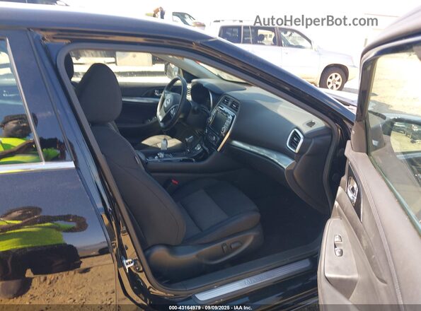 1N4AA6BV2LC376818 2020 NISSAN MAXIMA Black წინა სალონის ხედი