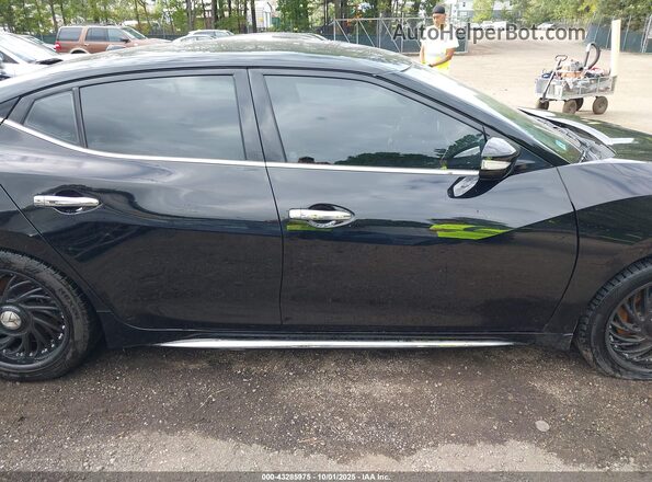 1N4AA6CV1MC516776 2021 NISSAN MAXIMA Черный Вид задней части салона