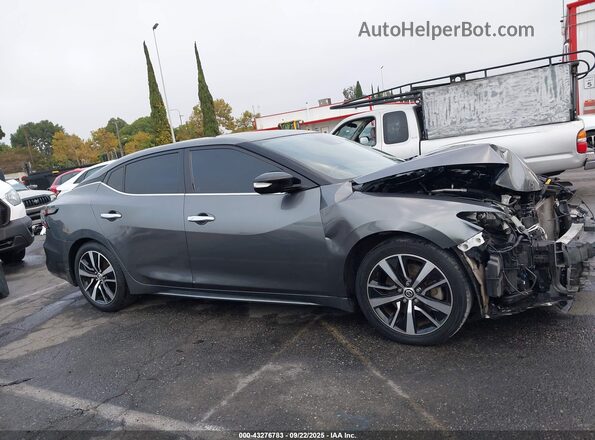 1N4AA6CV6MC514389 2021 NISSAN MAXIMA Gray Widok wnętrza 360 stopni
