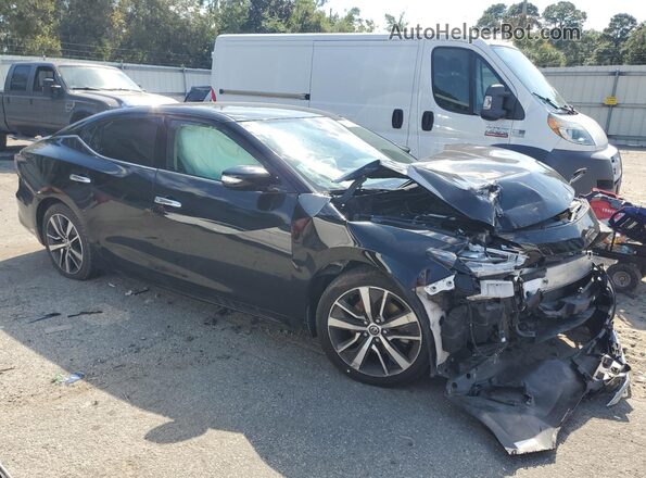 1N4AA6CV9LC379214 2020 NISSAN MAXIMA Черный Передняя правая четверть