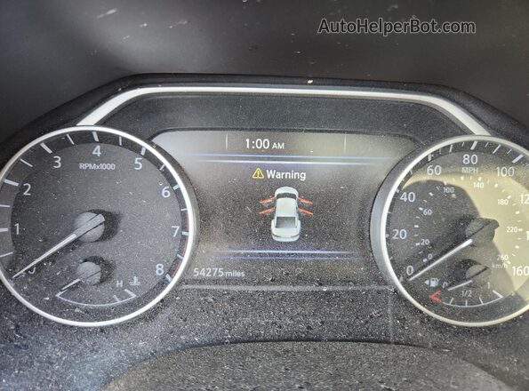 1N4AA6DV0LC377950 2020 NISSAN MAXIMA SL White Vista del cuadro de instrumentos