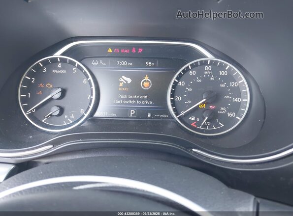 1N4AA6DV8LC363990 2020 NISSAN MAXIMA SL Серый Вид задних сидений