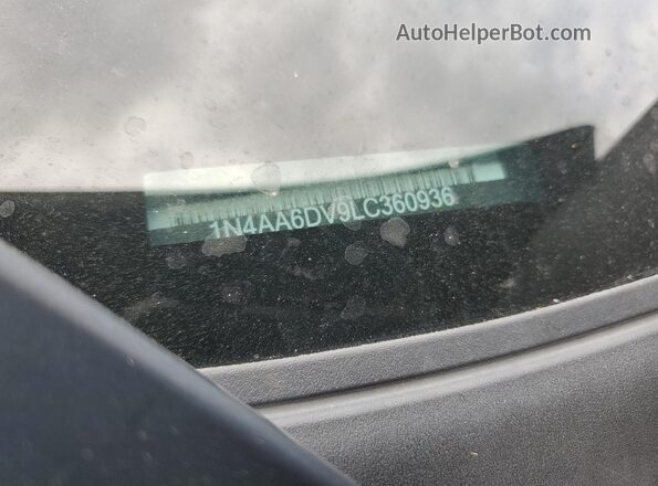 1N4AA6DV9LC360936 2020 NISSAN MAXIMA SL Black Widok komory silnika