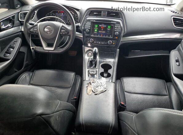 1N4AA6DV9LC374965 2020 NISSAN MAXIMA SL Синий Вид панели приборов