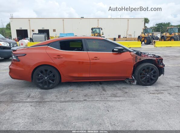 1N4AA6EV1LC373498 2020 NISSAN MAXIMA SR Orange Սարքավորումների վահանակի տեսք