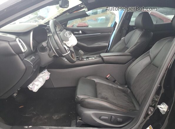 1N4AA6EV1LC385862 2020 NISSAN MAXIMA SR Black Widok wnętrza z przodu