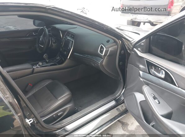 1N4AA6EV1MC502552 2021 NISSAN MAXIMA SR Black Widok wnętrza z przodu