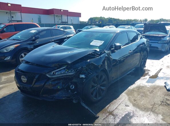1N4AA6EV1PC501602 2023 NISSAN MAXIMA SR Black Vista tres cuartos delantera izquierda