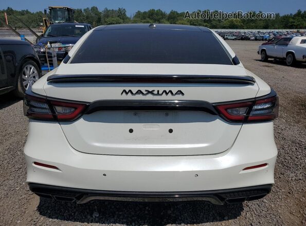 1N4AA6EV2MC509977 2021 NISSAN MAXIMA SR Белый Вид сзади