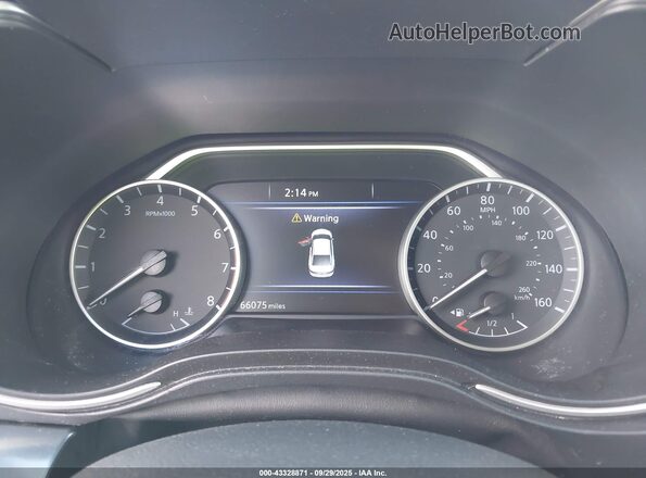 1N4AA6EV4LC383250 2020 NISSAN MAXIMA SR White Вид задніх сидінь
