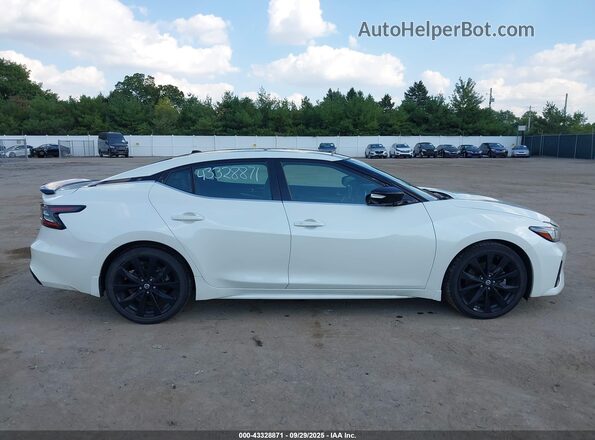 1N4AA6EV4LC383250 2020 NISSAN MAXIMA SR White Вид задньої частини салону
