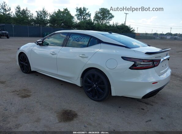 1N4AA6EV4LC383250 2020 NISSAN MAXIMA SR White Задня ліва чверть