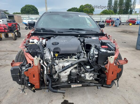 1N4AA6EV6LC378308 2020 NISSAN MAXIMA SR Orange წინა ხედი