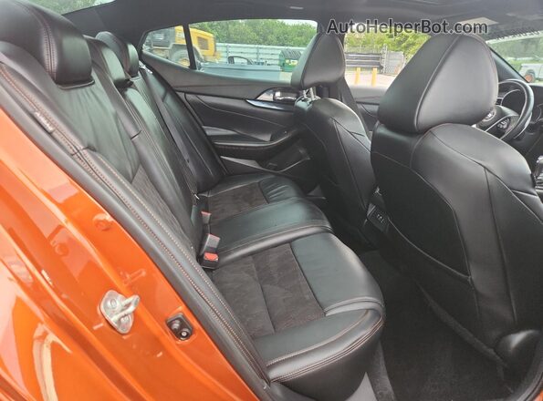 1N4AA6EV6LC378308 2020 NISSAN MAXIMA SR Orange უკანა სავარძლების ხედი