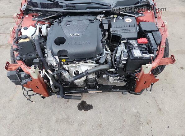 1N4AA6EV6LC378308 2020 NISSAN MAXIMA SR Orange უკანა სალონის ხედი