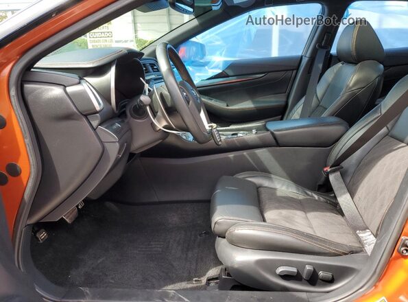 1N4AA6EV6LC378308 2020 NISSAN MAXIMA SR Orange წინა სალონის ხედი