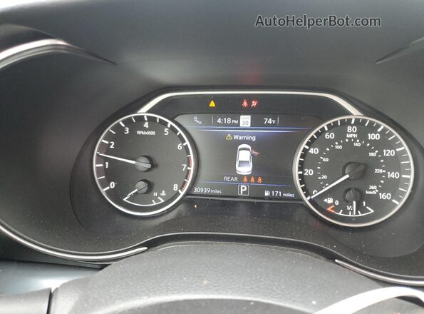 1N4AA6EV6PC504933 2023 NISSAN MAXIMA SR Белый Вид щитка приборов