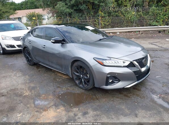 1N4AA6EV9LC365973 2020 NISSAN MAXIMA SR Gray უკანა სალონის ხედი