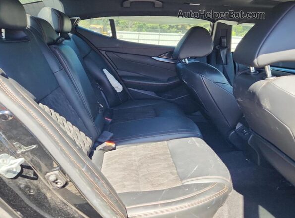1N4AA6EVXPC507172 2023 NISSAN MAXIMA SR Black Вид задніх сидінь