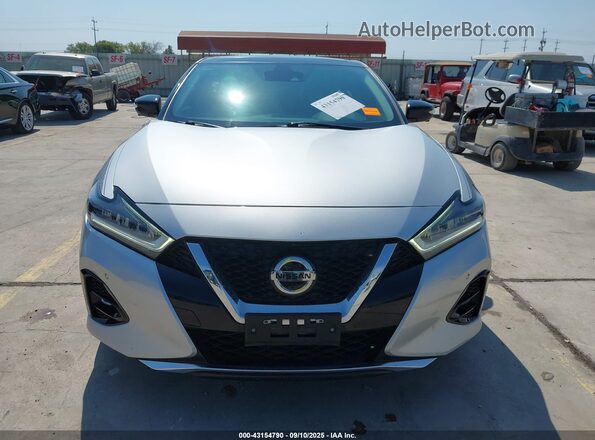 1N4AA6FV2MC508858 2021 NISSAN MAXIMA PLATINUM Silver ხელსაწყოთა პანელის ხედი