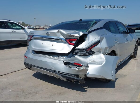 1N4AA6FV2MC508858 2021 NISSAN MAXIMA PLATINUM Silver წინა ხედი